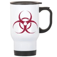 Biohazard Symbol Biological Hazard Warning Sign Stainless Steel Travel Mug