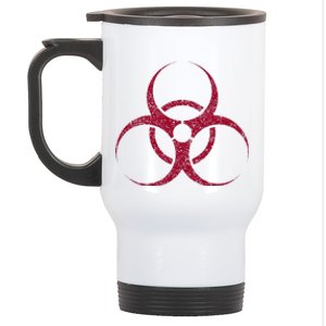 Biohazard Symbol Biological Hazard Warning Sign Stainless Steel Travel Mug