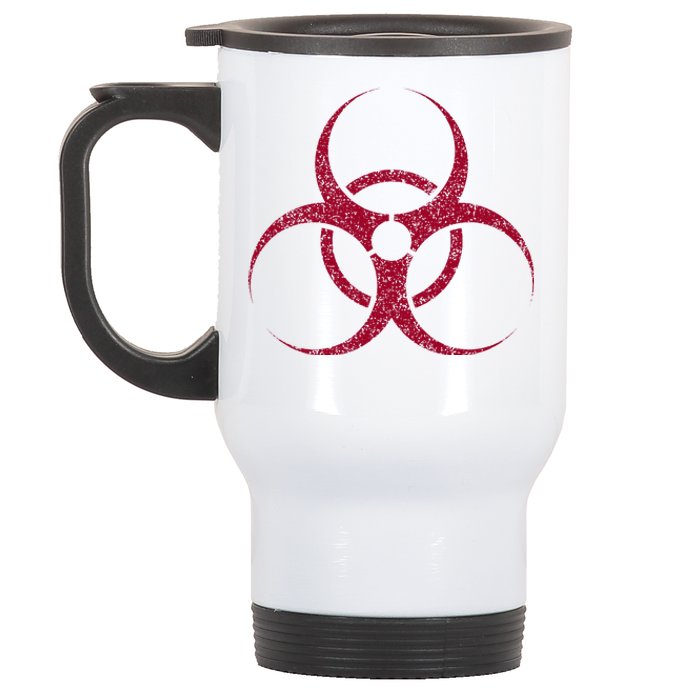 Biohazard Symbol Biological Hazard Warning Sign Stainless Steel Travel Mug