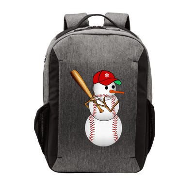 Baseball Snowman Balls Snow Christmas Xmas Gifts Vector Backpack