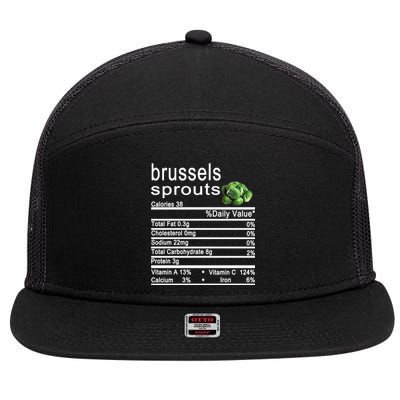 Brussels Sprouts 7 Panel Mesh Trucker Snapback Hat