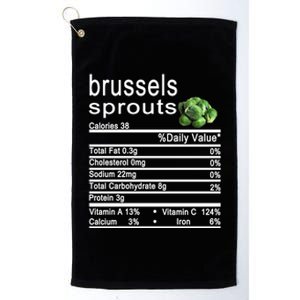 Brussels Sprouts Platinum Collection Golf Towel