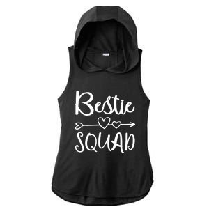 Bestie Squad Best Friend Forever For Love Women Girl Ladies PosiCharge Tri-Blend Wicking Draft Hoodie Tank