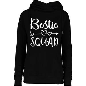 Bestie Squad Best Friend Forever For Love Women Girl Womens Funnel Neck Pullover Hood