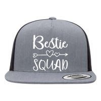 Bestie Squad Best Friend Forever For Love Women Girl Flat Bill Trucker Hat