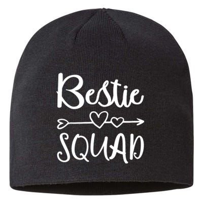 Bestie Squad Best Friend Forever For Love Women Girl Sustainable Beanie