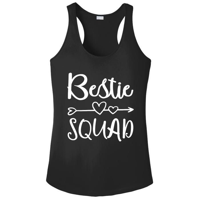 Bestie Squad Best Friend Forever For Love Women Girl Ladies PosiCharge Competitor Racerback Tank