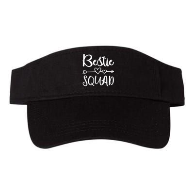 Bestie Squad Best Friend Forever For Love Women Girl Valucap Bio-Washed Visor