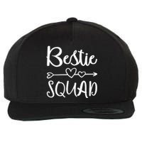 Bestie Squad Best Friend Forever For Love Women Girl Wool Snapback Cap