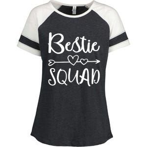 Bestie Squad Best Friend Forever For Love Women Girl Enza Ladies Jersey Colorblock Tee