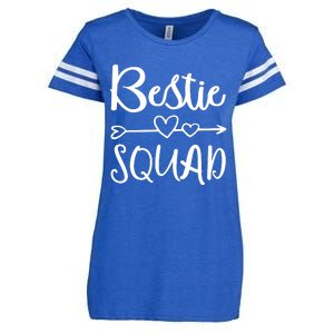 Bestie Squad Best Friend Forever For Love Women Girl Enza Ladies Jersey Football T-Shirt