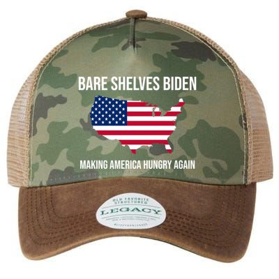 Bare Shelves Biden #EmptyShelvesJoe Legacy Tie Dye Trucker Hat