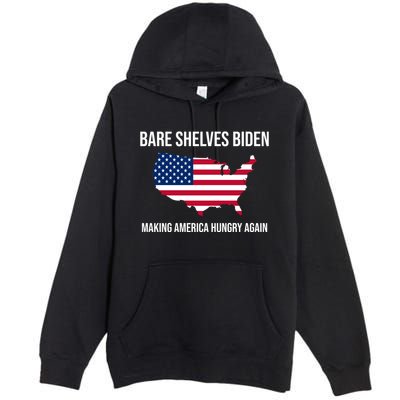 Bare Shelves Biden #EmptyShelvesJoe Premium Pullover Hoodie