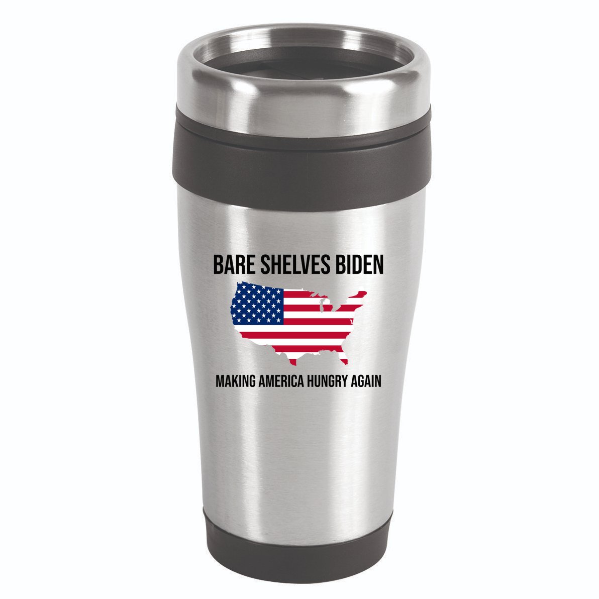 Bare Shelves Biden #EmptyShelvesJoe 16oz Travel Tumbler