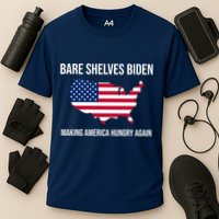 Bare Shelves Biden #EmptyShelvesJoe Cooling Performance Crew T-Shirt
