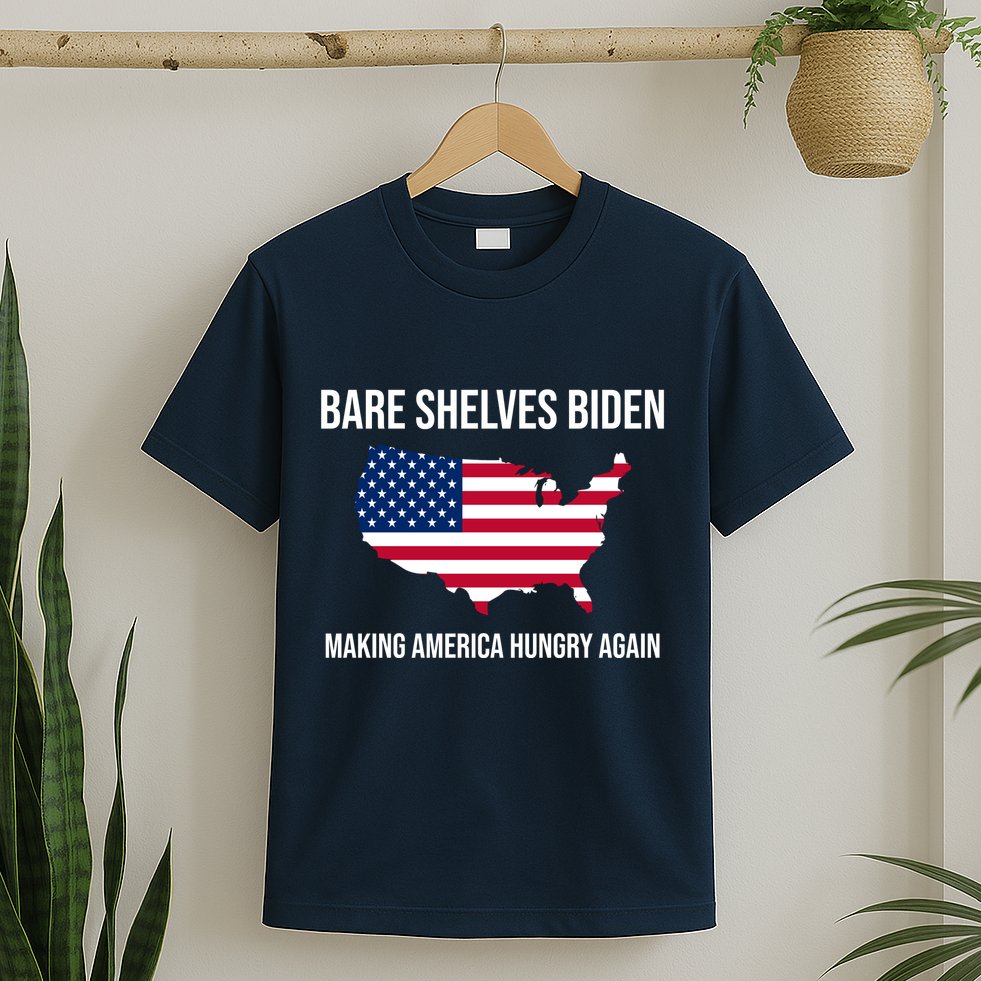 Bare Shelves Biden #EmptyShelvesJoe T-Shirt