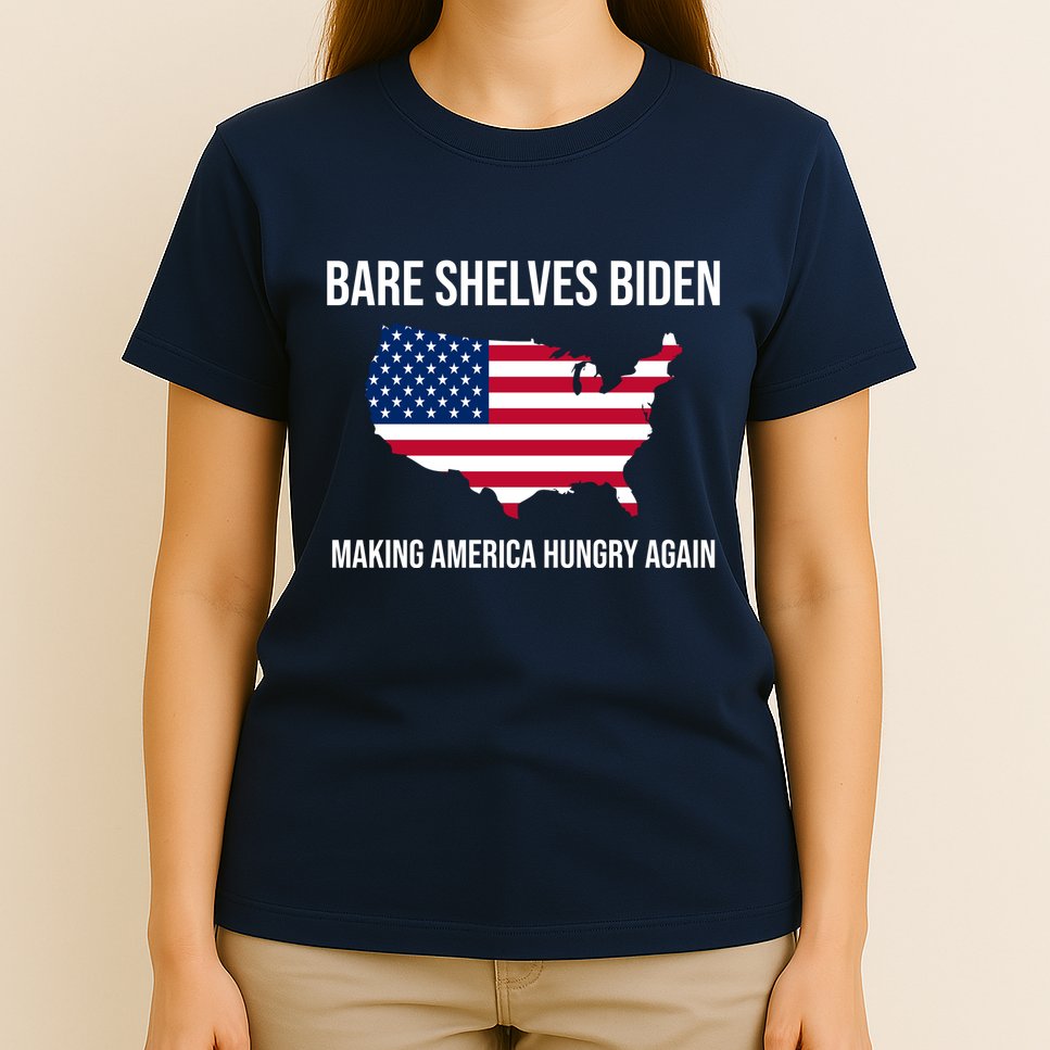 Bare Shelves Biden #EmptyShelvesJoe T-Shirt