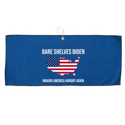 Bare Shelves Biden #EmptyShelvesJoe Large Microfiber Waffle Golf Towel