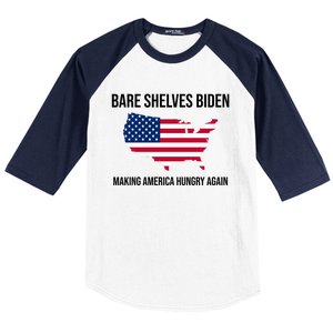 Bare Shelves Biden #EmptyShelvesJoe Baseball Sleeve Shirt