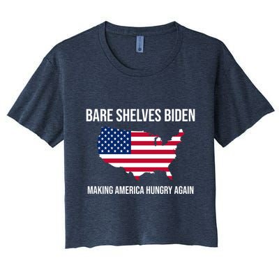 Bare Shelves Biden #EmptyShelvesJoe Crop Top