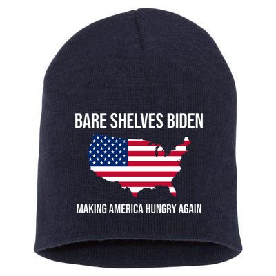 Bare Shelves Biden #EmptyShelvesJoe Short Acrylic Beanie