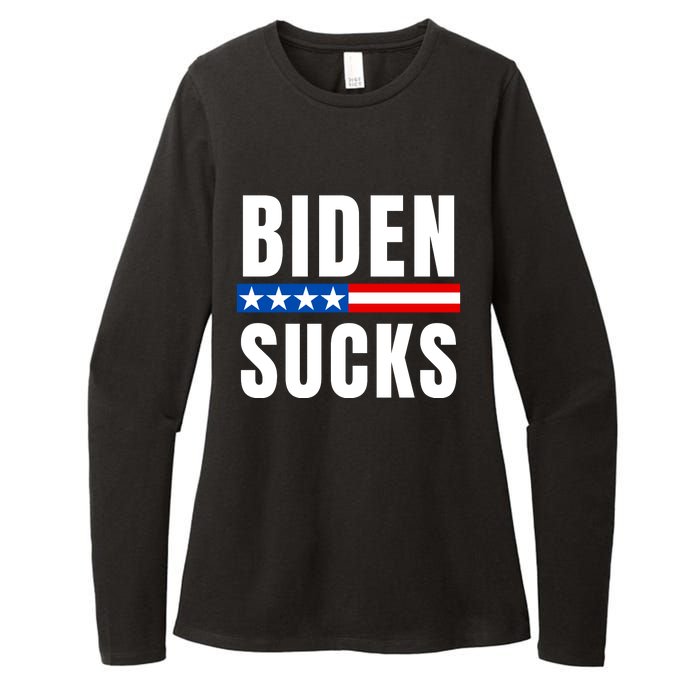 Biden Sucks Womens CVC Long Sleeve Shirt