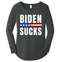 Biden Sucks Women's Perfect Tri Tunic Long Sleeve Shirt