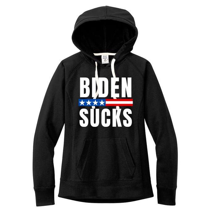 Biden Sucks Women's Fleece Hoodie