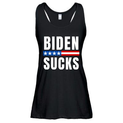 Biden Sucks Ladies Essential Flowy Tank