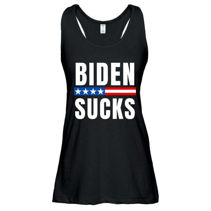 Biden Sucks Ladies Essential Flowy Tank