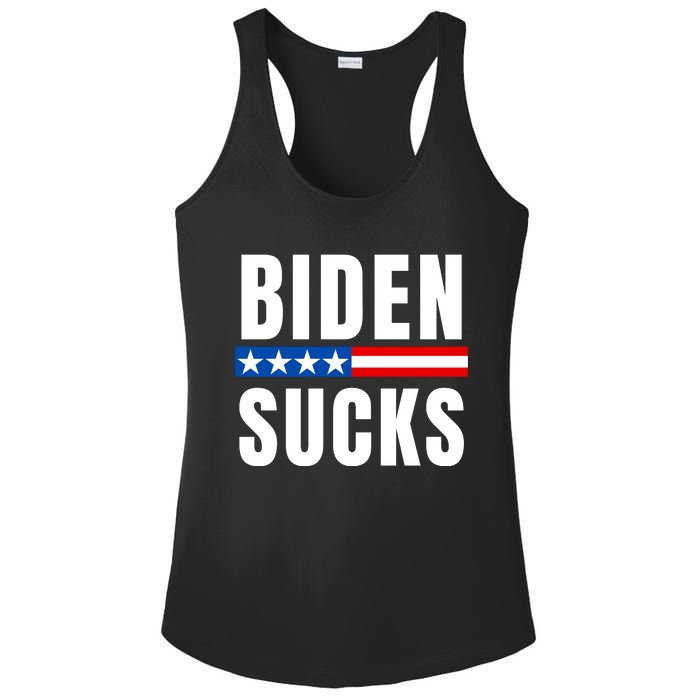 Biden Sucks Ladies PosiCharge Competitor Racerback Tank