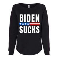 Biden Sucks Womens California Wash Sweatshirt