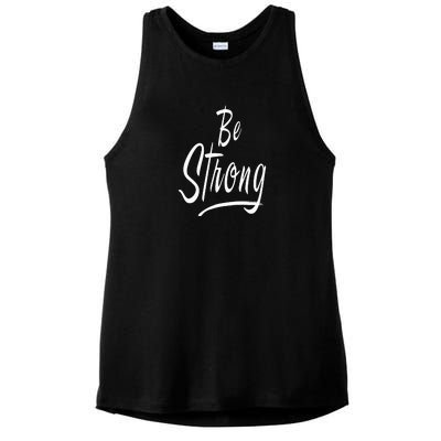 Be Strong Ladies PosiCharge Tri-Blend Wicking Tank