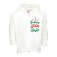 Baking Spirits Bright Toddler Zip Fleece Hoodie