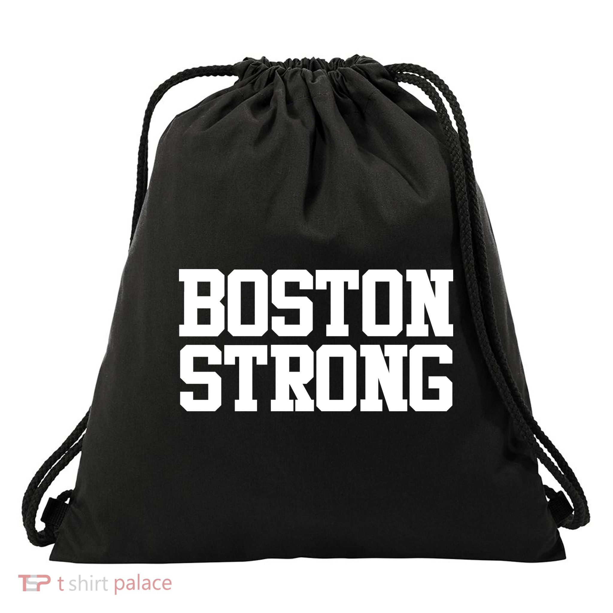 Boston Strong Drawstring Bag