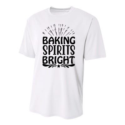 Baking Spirits Bright Youth Performance Sprint T-Shirt