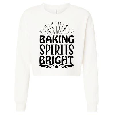 Baking Spirits Bright Cropped Pullover Crew