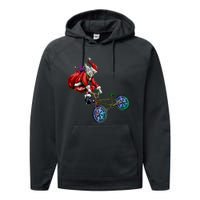 BMX Santa Performance Fleece Hoodie