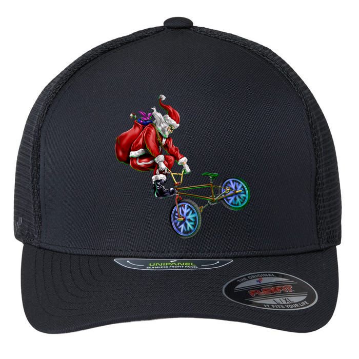 BMX Santa Flexfit Unipanel Trucker Cap