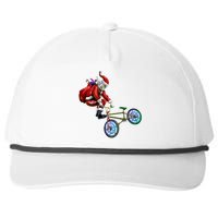 BMX Santa Snapback Five-Panel Rope Hat