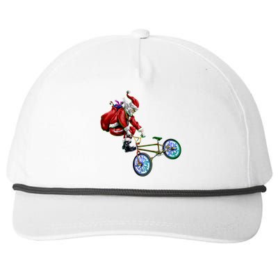 BMX Santa Snapback Five-Panel Rope Hat