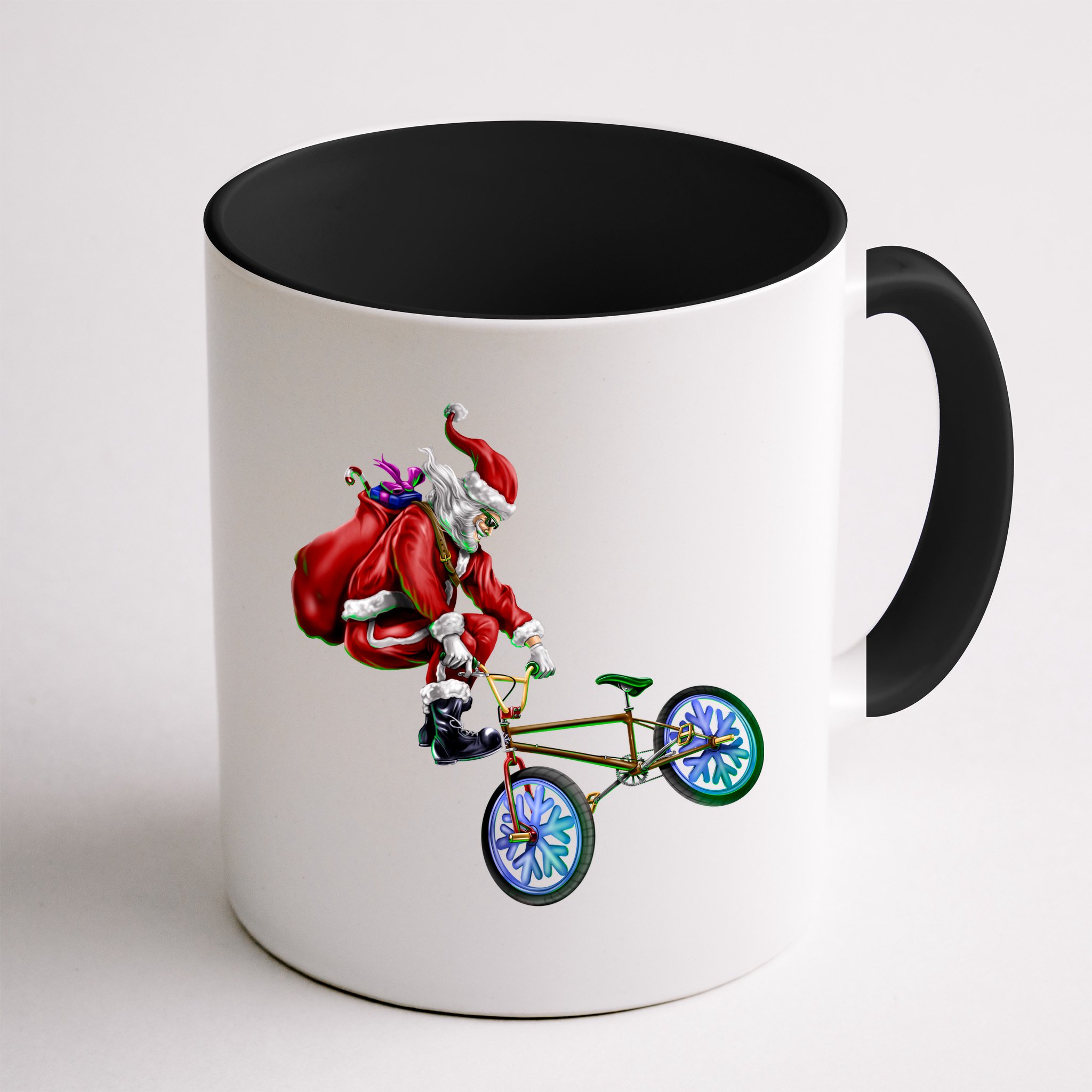 BMX Santa Mug