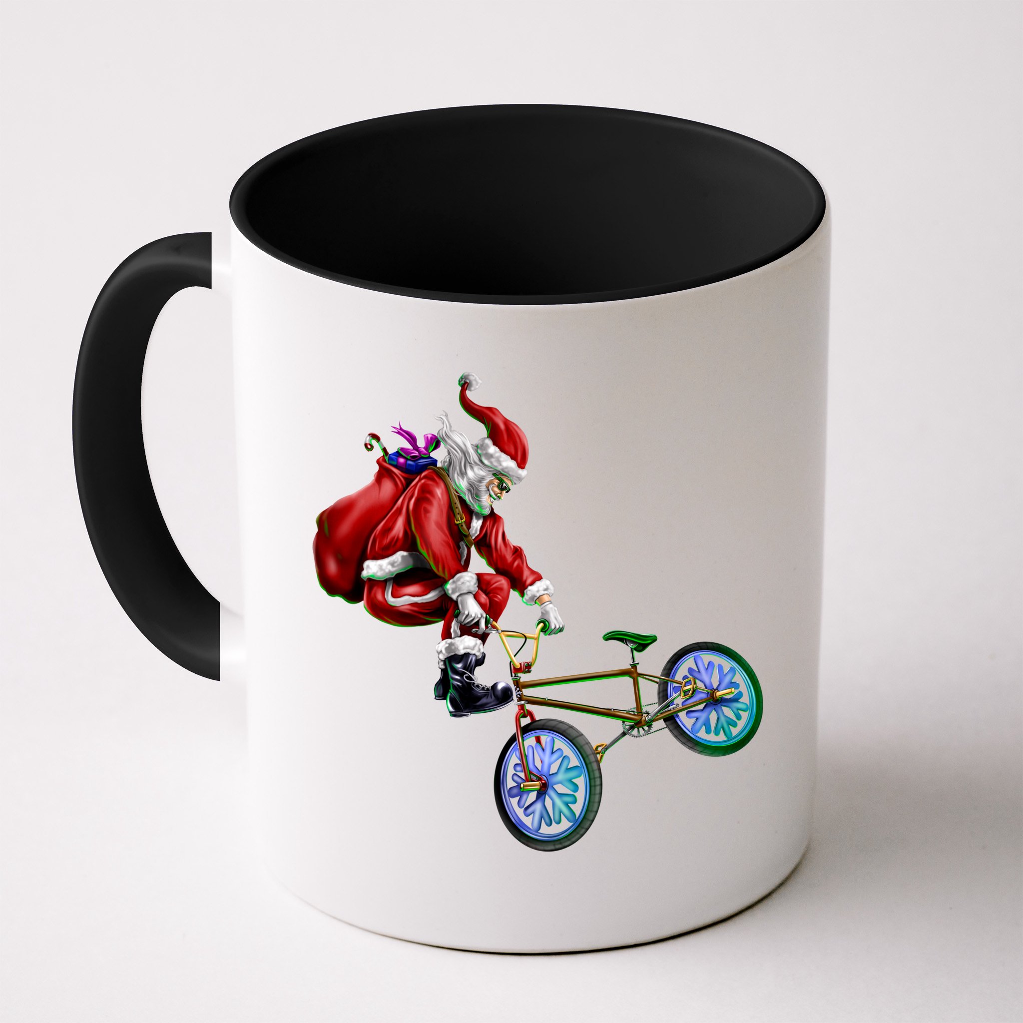 BMX Santa Mug