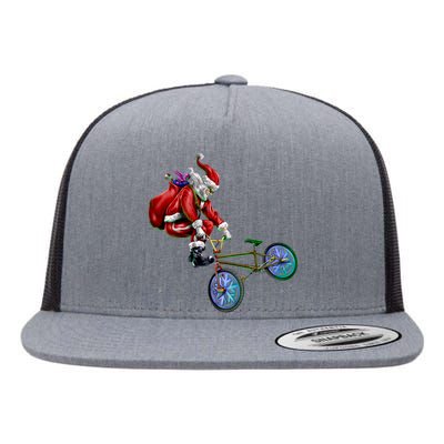 BMX Santa Flat Bill Trucker Hat