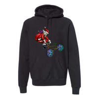 BMX Santa Premium Hoodie