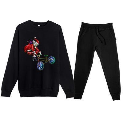 BMX Santa Premium Crewneck Sweatsuit Set