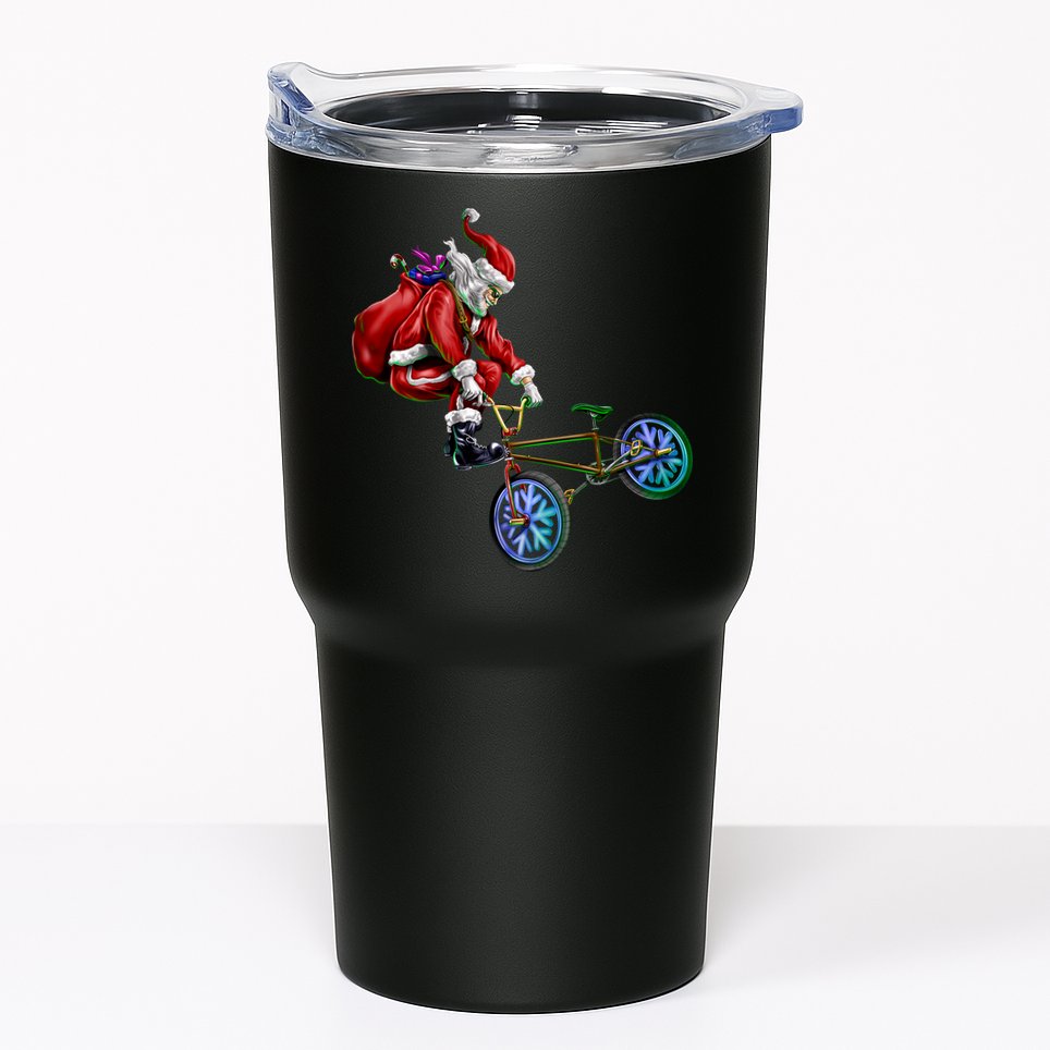 BMX Santa Tumbler