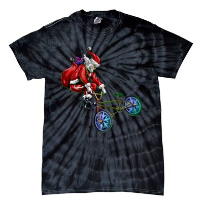 BMX Santa Tie-Dye T-Shirt