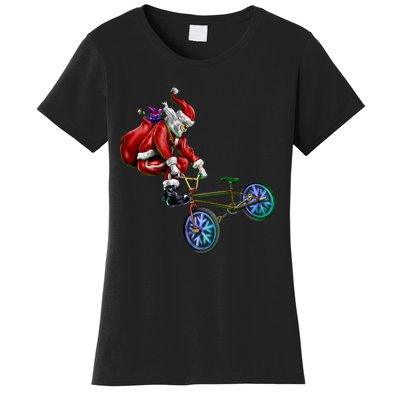 BMX Santa Women's T-Shirt