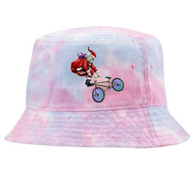 BMX Santa Tie-Dyed Bucket Hat